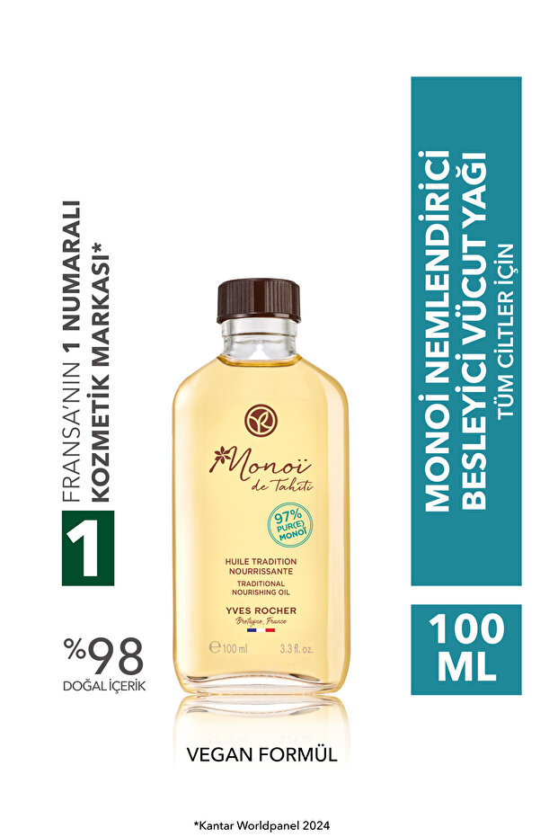 Monoi Moisturizing Nourishing Body Oil 100 ml Intensive Moisture and Softness Supporting Care