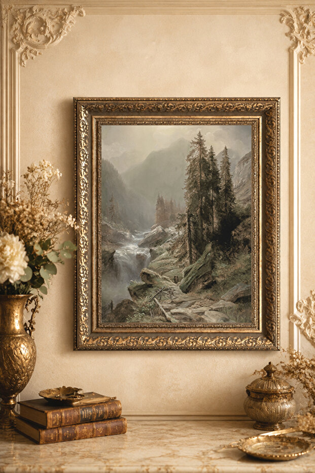 Vintage Framed Painting, Classic Antique Framed Painting Models