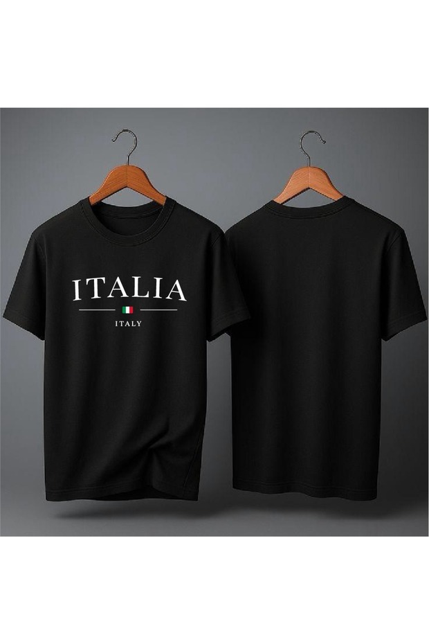 Italy Printed Oversized T-Shirt
