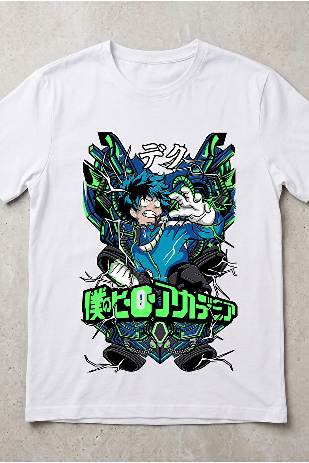 My Hero Academia Deku Anime Printed Standard Cut Unisex Tshirt