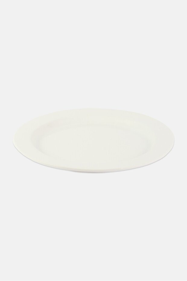 Round Platter, White