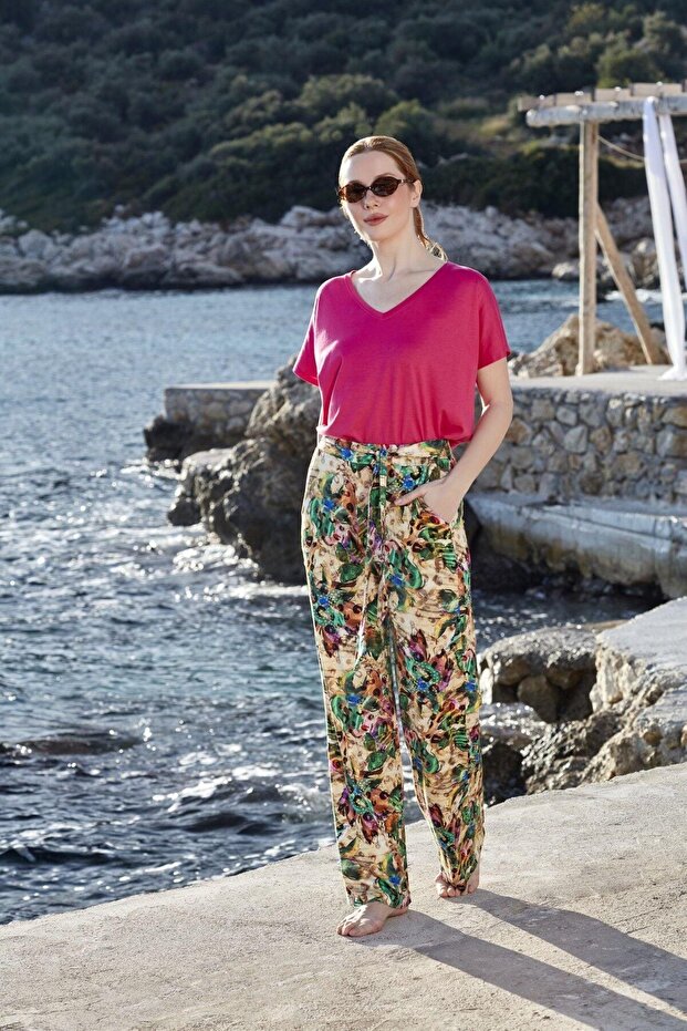 Women's Fuchsia Pajama Set 26880