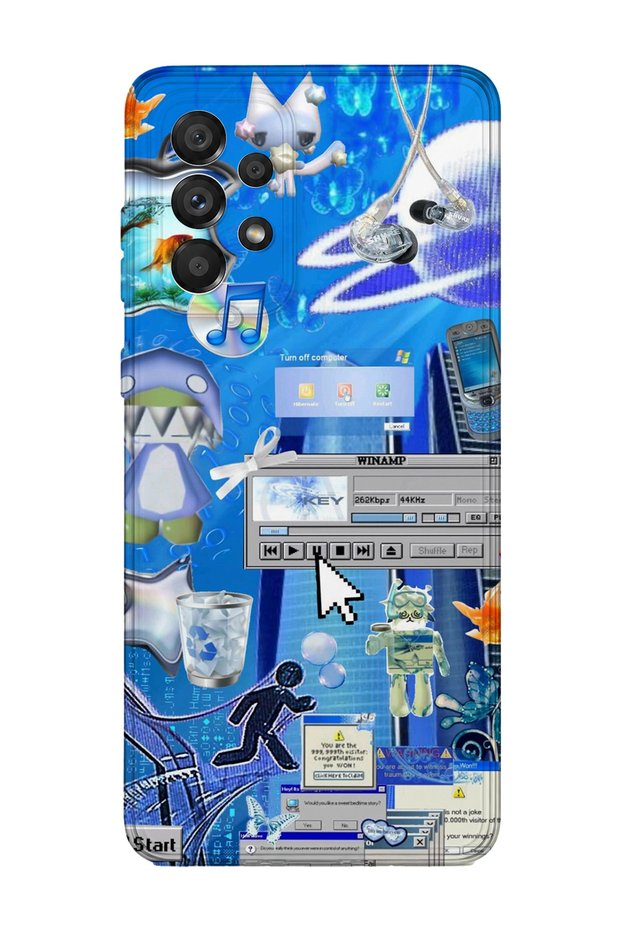 Samsung Galaxy A73 Compatible Printed Transparent Phone Case | Collection: Aeroglass Mirage