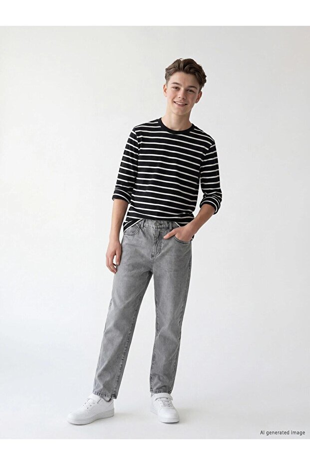 Baggy Fit Boys' Jean Pants (S6)