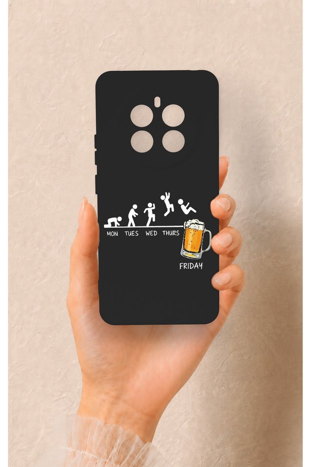 Realme 12 4g Compatible Fun Day Friday Patterned Silicone Case