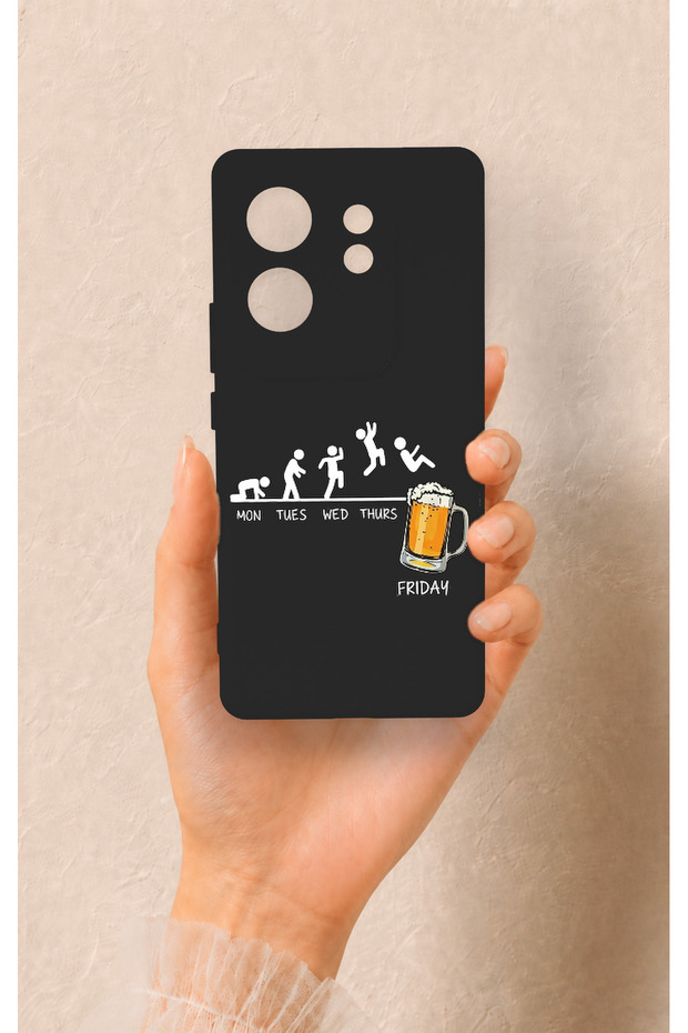 Infinix Zero 30 Compatible Fun Day Friday Patterned Silicone Case