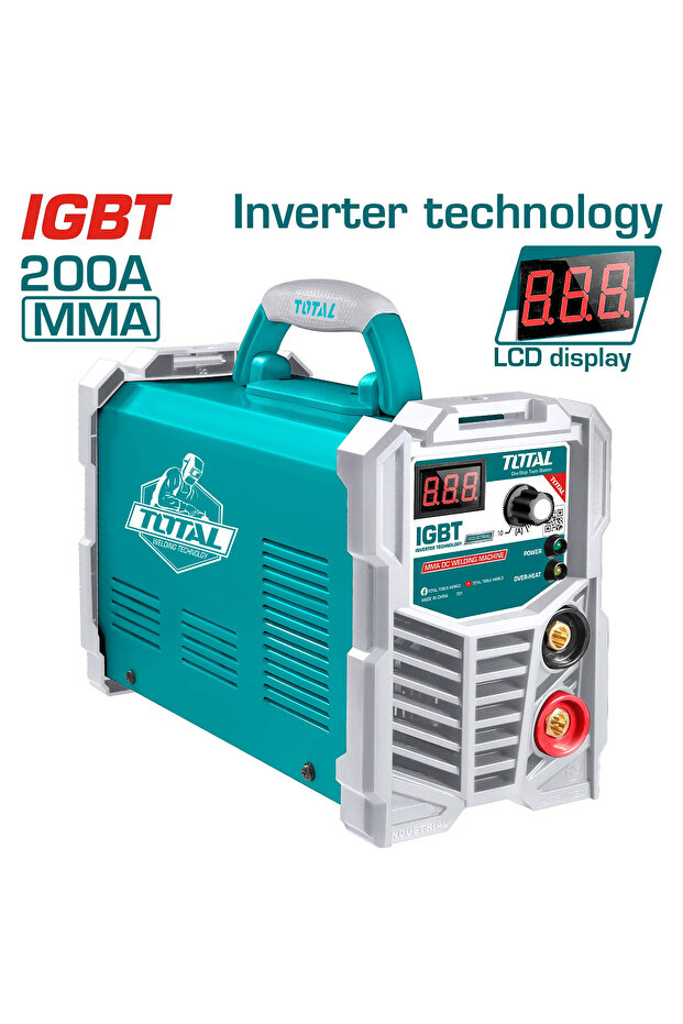ماكينة لحام انفرتر 200A MMA الكترونية TW22005 توتال