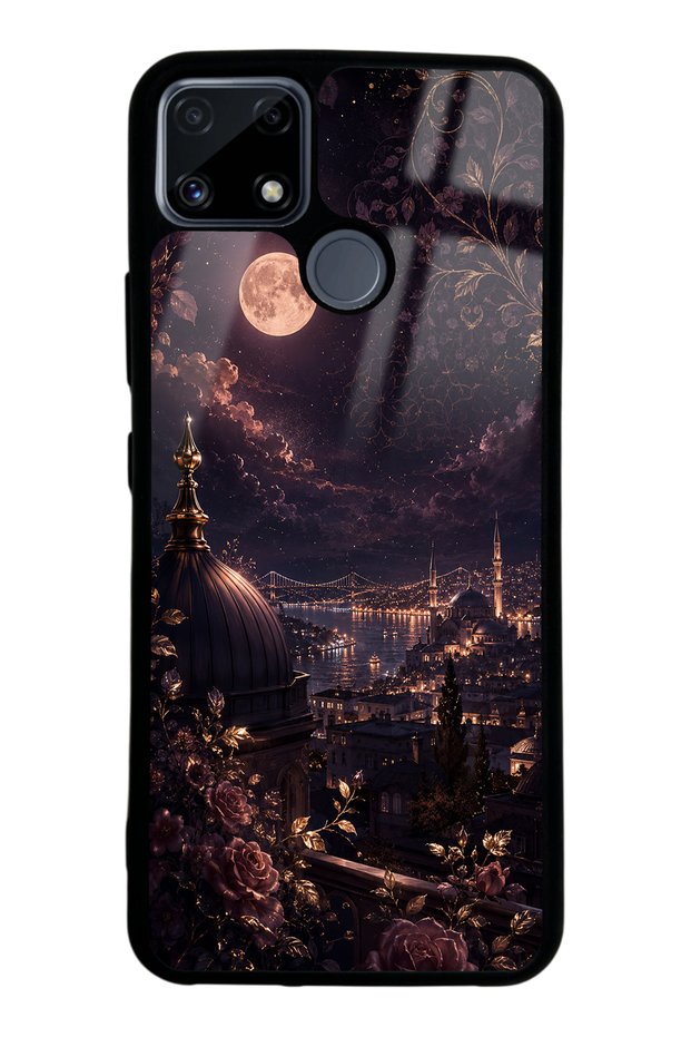 Realme C25 Rosewood Bosphorus Night Design Glossy Phone Case