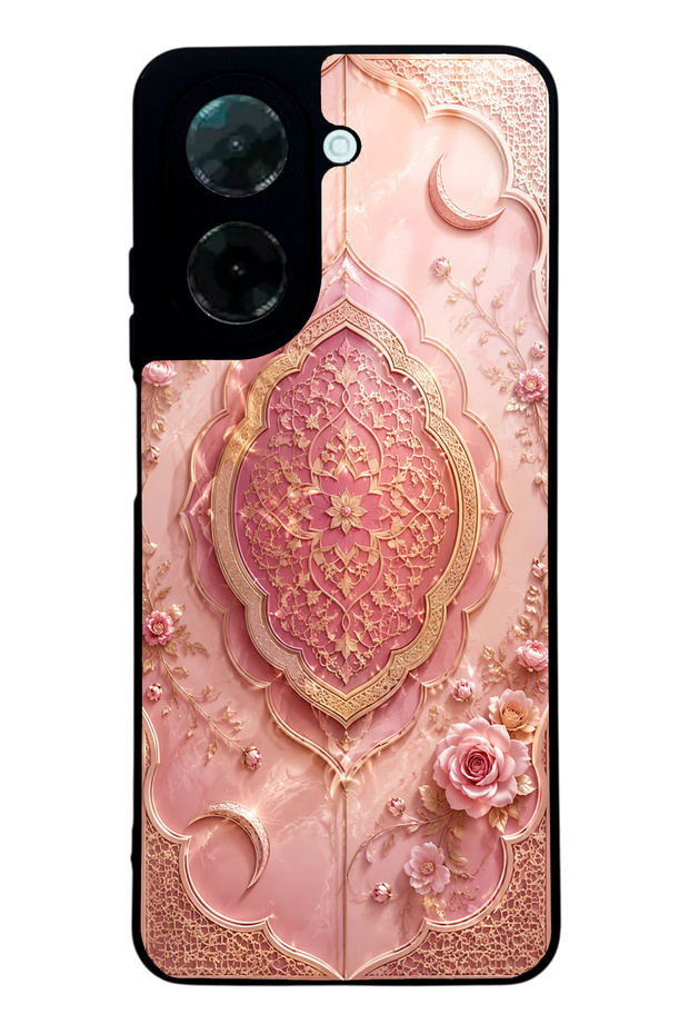 Xiaomi Redmi A5 Blush Crescent Palace Design Glossy Phone Case