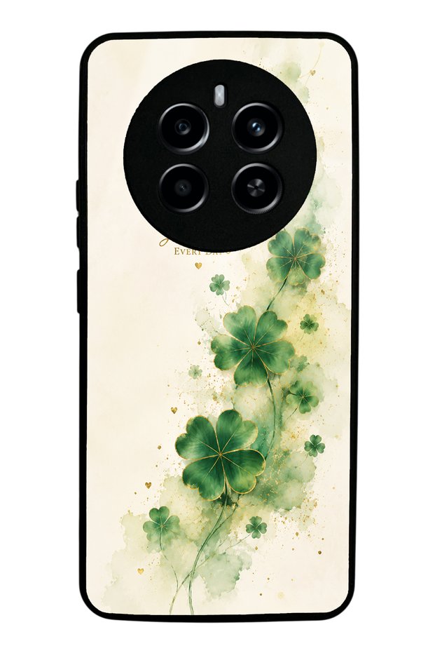 Realme 12 Lucky Clover Whisper Design Glossy Phone Case
