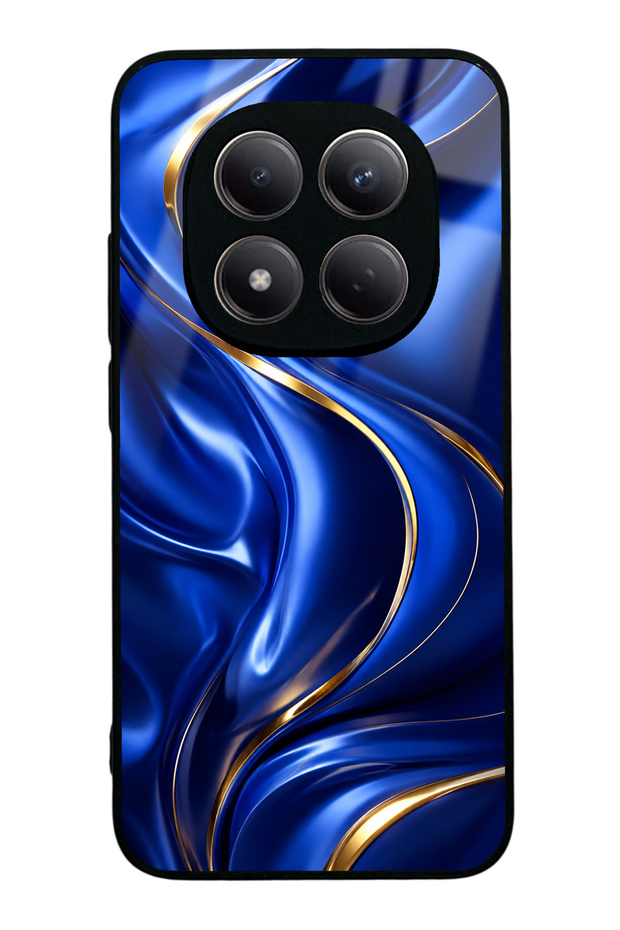 Xiaomi Redmi Note 15 Pro Royal Sapphire Flow Design Glossy Phone Case