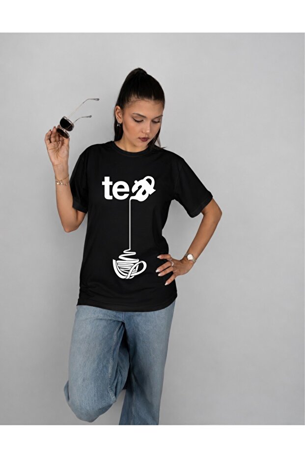 Unisex Special Design for Tea Lovers Casual Comfortable Fit Short Sleeve Summer Cotton Tshirt T-Shirt