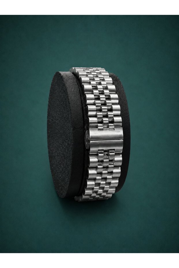Premium 100% Full Stainless Steel Jubilee Style Watch Band 24mm