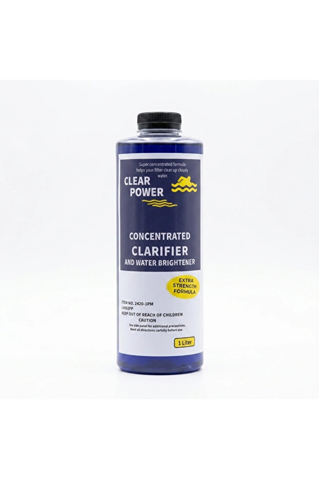 مصفي مياه مسبح مركز Clear Power Clarifier - 1 لتر | يعالج عكارة المياه بسرعة