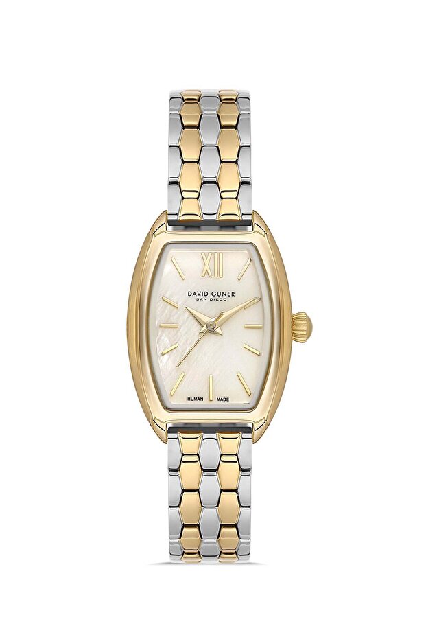 Women's Wristwatch Yellow White Plated Yellow Dial Dg-9123La-D4