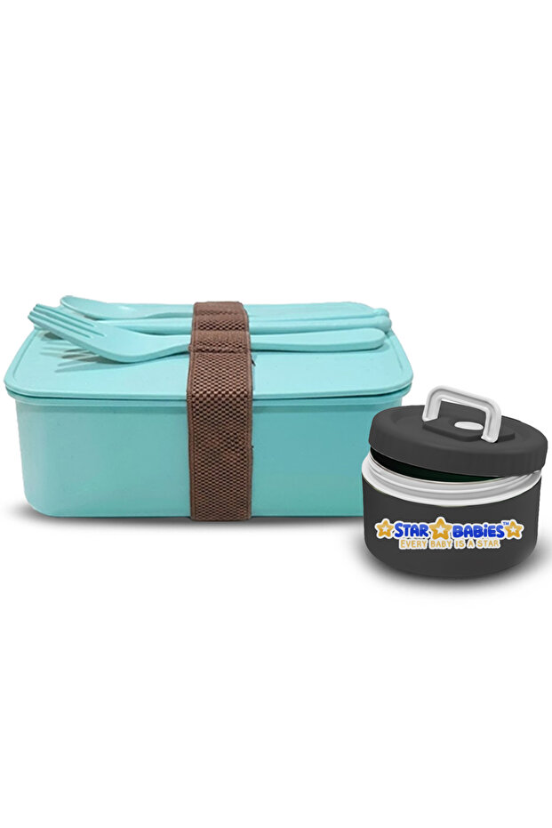 Lunch Box With Vaccum Insulated Minii Food/Soup Jar Combo