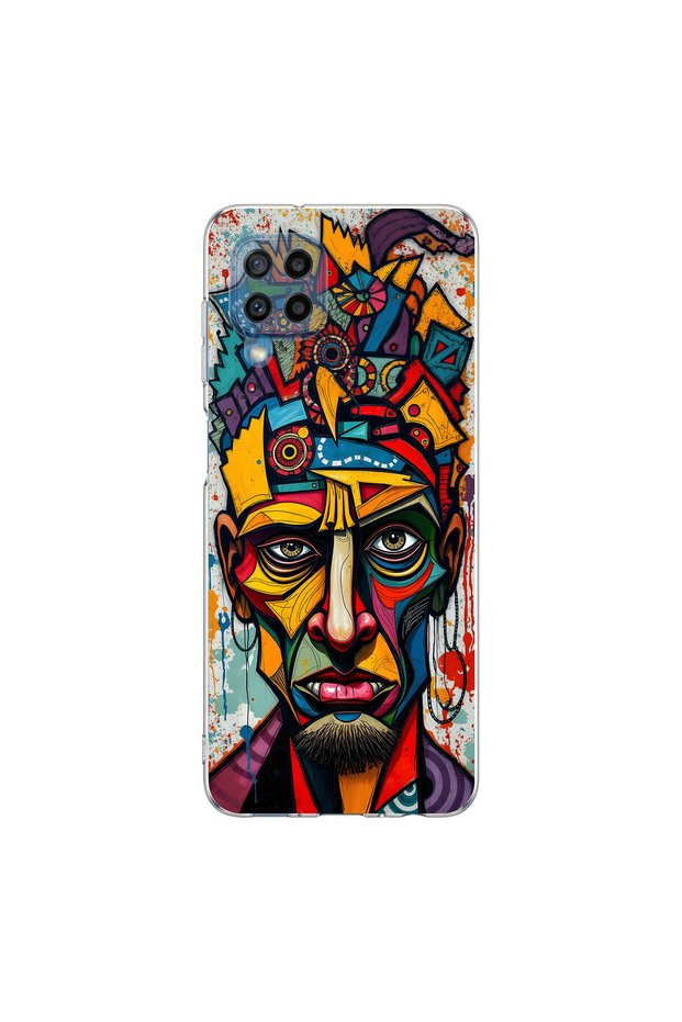 Samsung Galaxy M32 Compatible Table 1 Design Transparent Case
