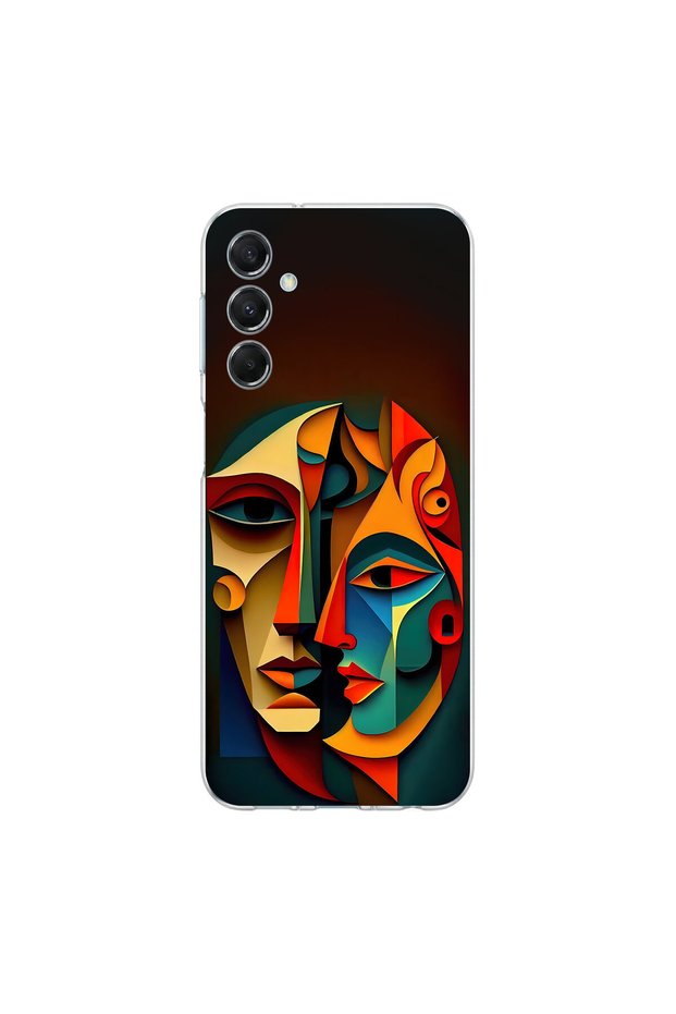 Samsung Galaxy M34 Compatible Table 6 B Design Transparent Case