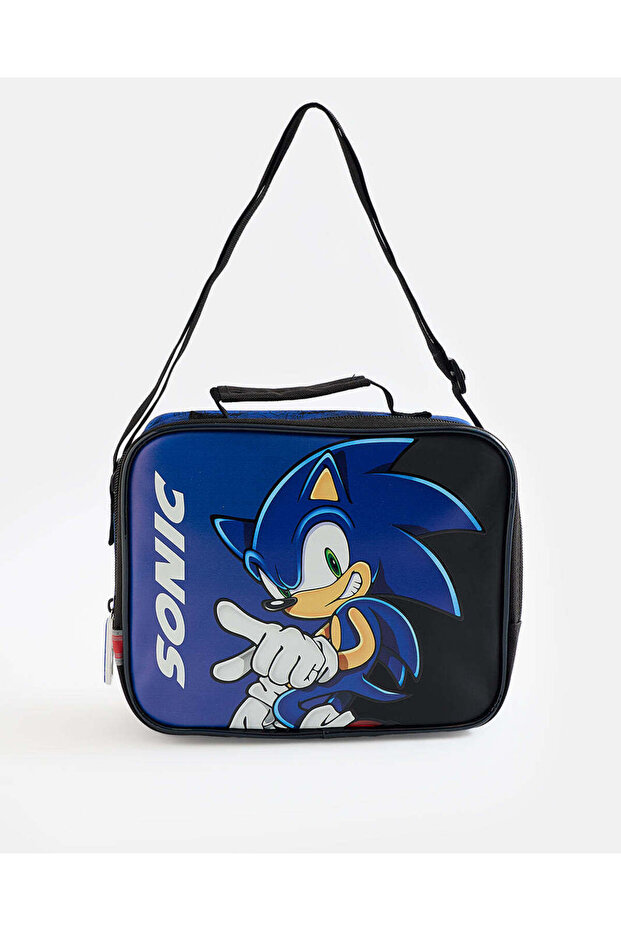 Kids Blue Sonic The Hedgehog Lunch Bag