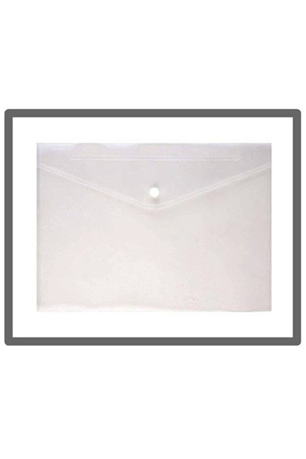 Snap Fastener File A4 Transparent Thin - 5 Pieces