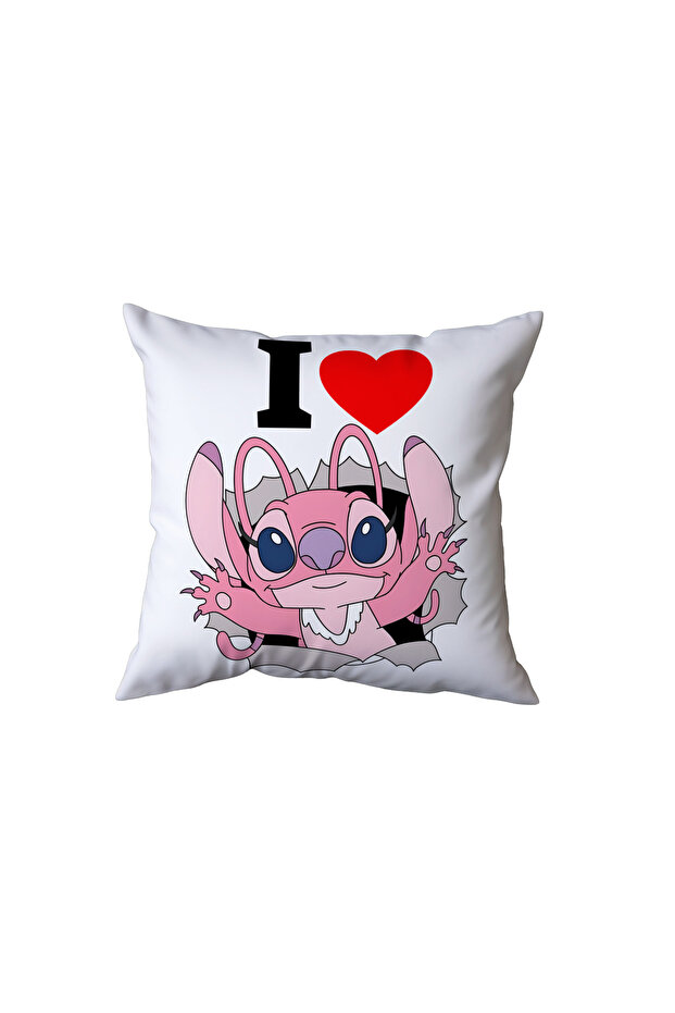I Love Stitch Pillow, Gift for a Loved One