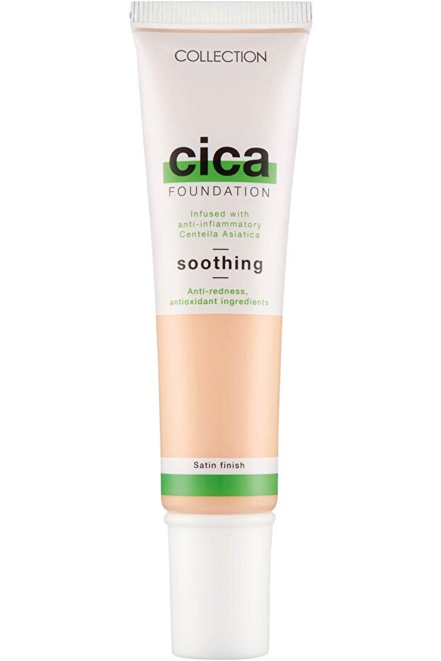 Hydrating Medium Coverage Cica Foundation Infused with Anti-Redness - Cashew 30ml