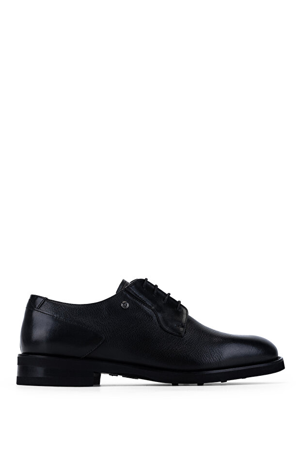 Men's Genuine Leather Black Classic Shoes