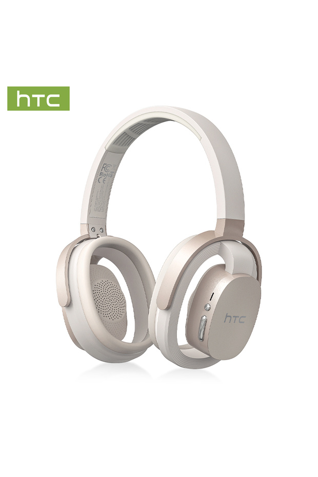 Rose Gold Wireless Game Earphones HTC HP07 AI Translator Headset with Mic, Comfortable Sports Headba