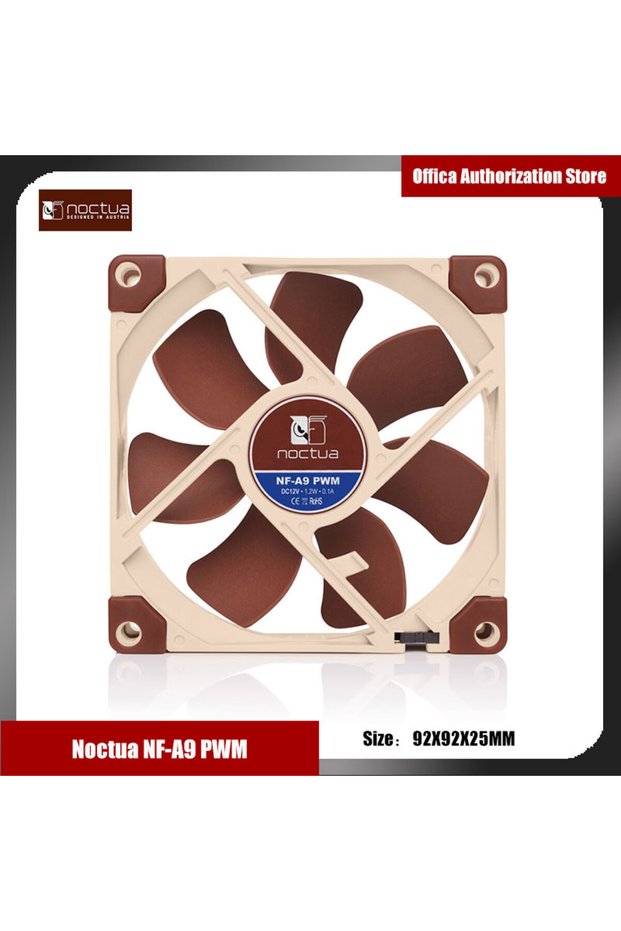 NO RGB Other NF-A9 PWM Noctua NF-A9 92x92x25mm Computer case cooling fan Intelligent Temperature Con