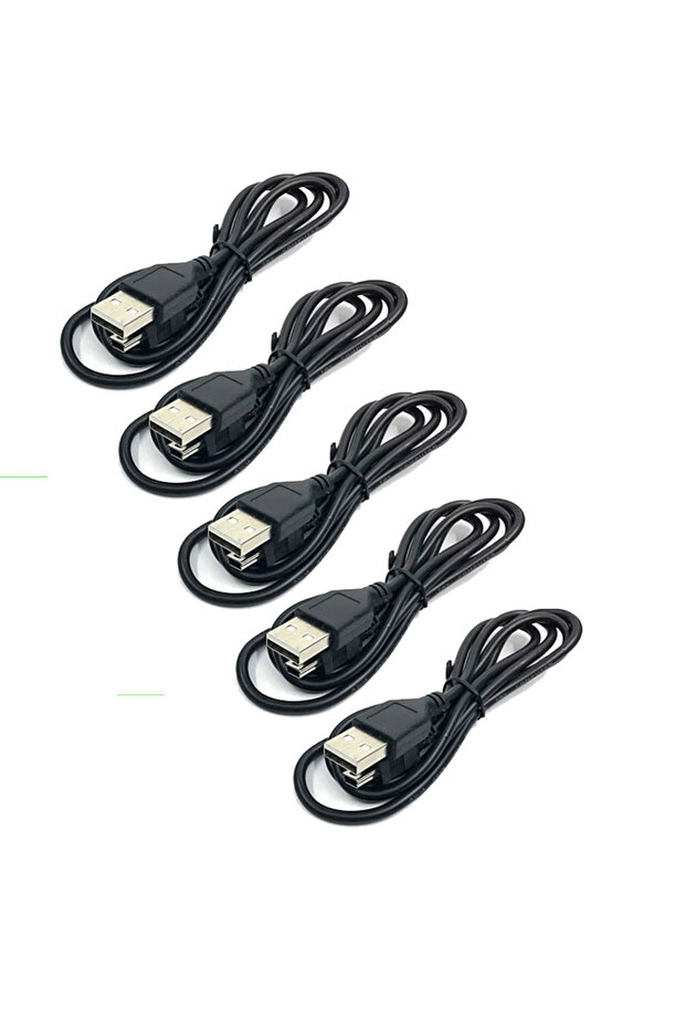 كابل شحن USB بطول 1.5 متر، 5 قطع، USB 2.0 ذكر من النوع A إلى ميني B بـ 5 دبابيس، كابل شحن للكاميرات الرقمية