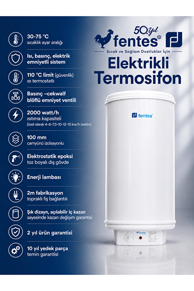 Elektrikli Termosifon 50LT