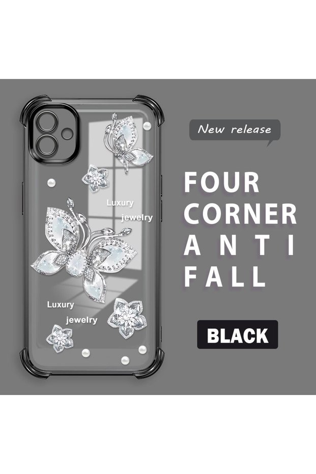 Samsung Galaxy A04 Compatible Transparent Back Four Corners Reinforced Impact Protection Silicone Case