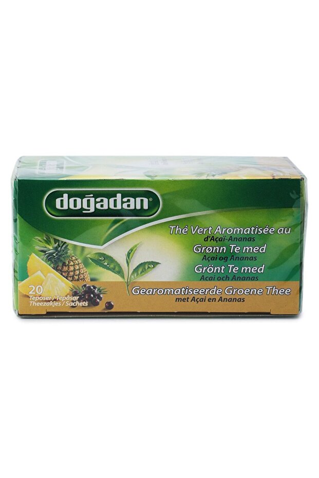 شاي أخضر بالأساي والأناناس من دوغادان 34 جرام