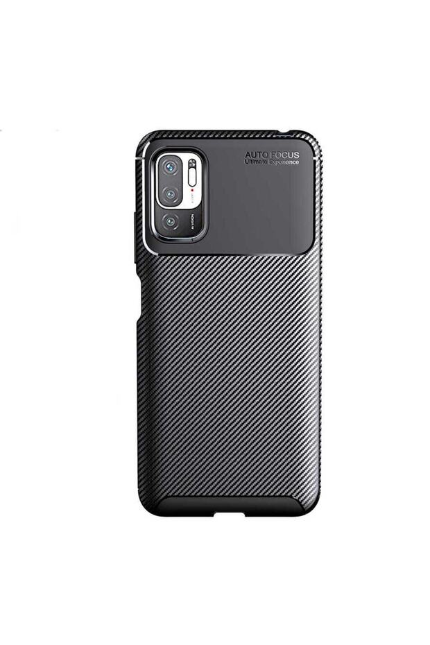 Case Compatible for Xiaomi Poco M3 Pro Mobile Phone Carbon Design Ultra Slim Build Cover