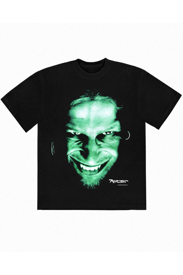 تي شيرت Aphex Twin RD James مطبوع للجنسين مقاس كبير