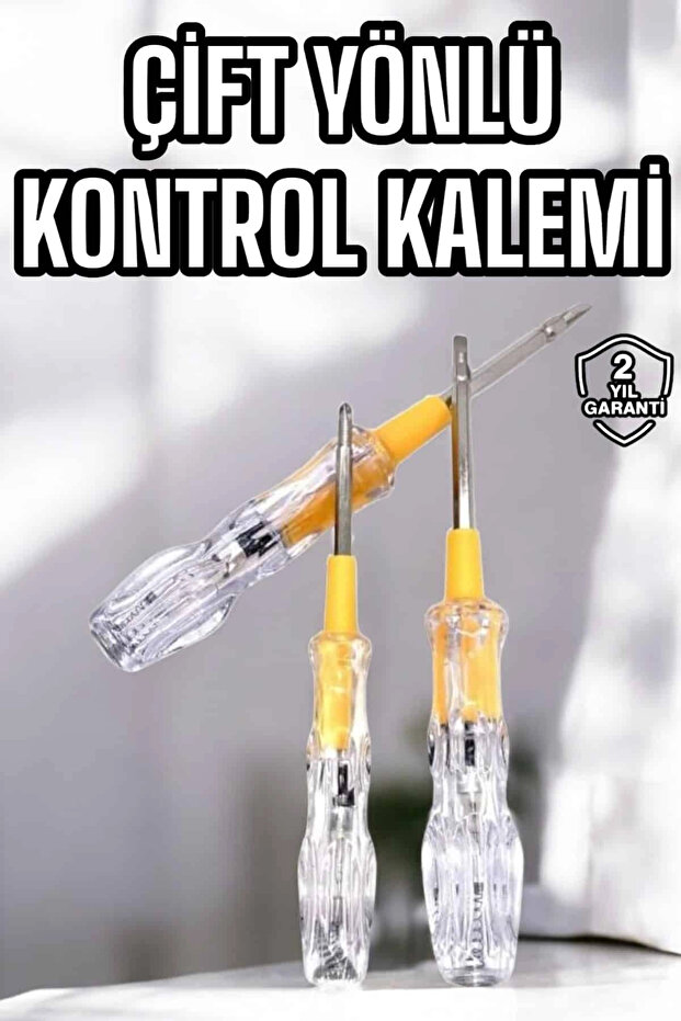 Double Sided Electrical Control Pen Transparent Screwdriver