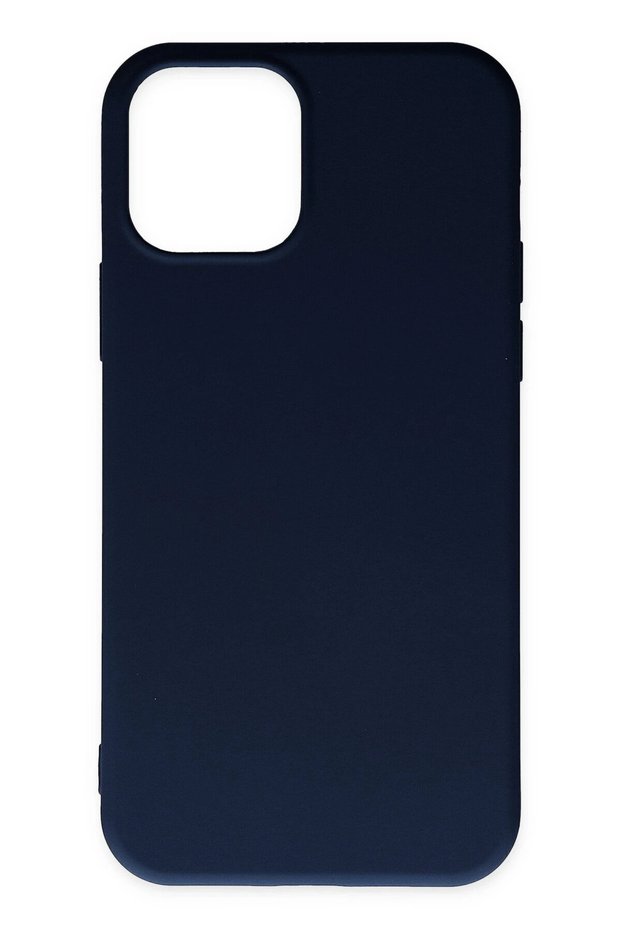 Aconcept iPhone 11 Pro Max Case Nano Inside Velvet Silicone (230428) - Navy Blue