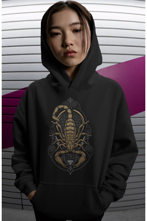 Scorpions Rock Metal Music Band Back Printed Unisex Oversize Premium Hoodie