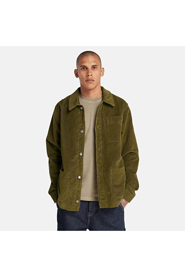 Kempshire Corduroy Chore Men's Green Jacket