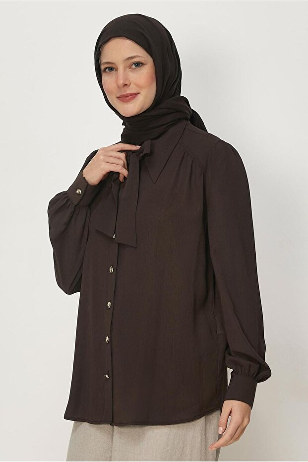 Neck-Tie Bluz 46752