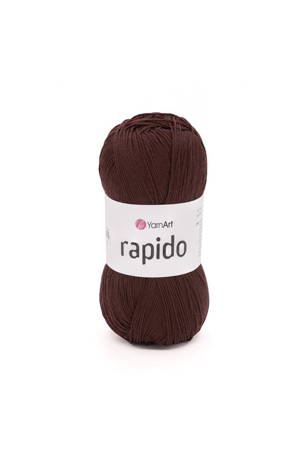 Rapido Brown Summer Thin Hand Knitting Yarn 677