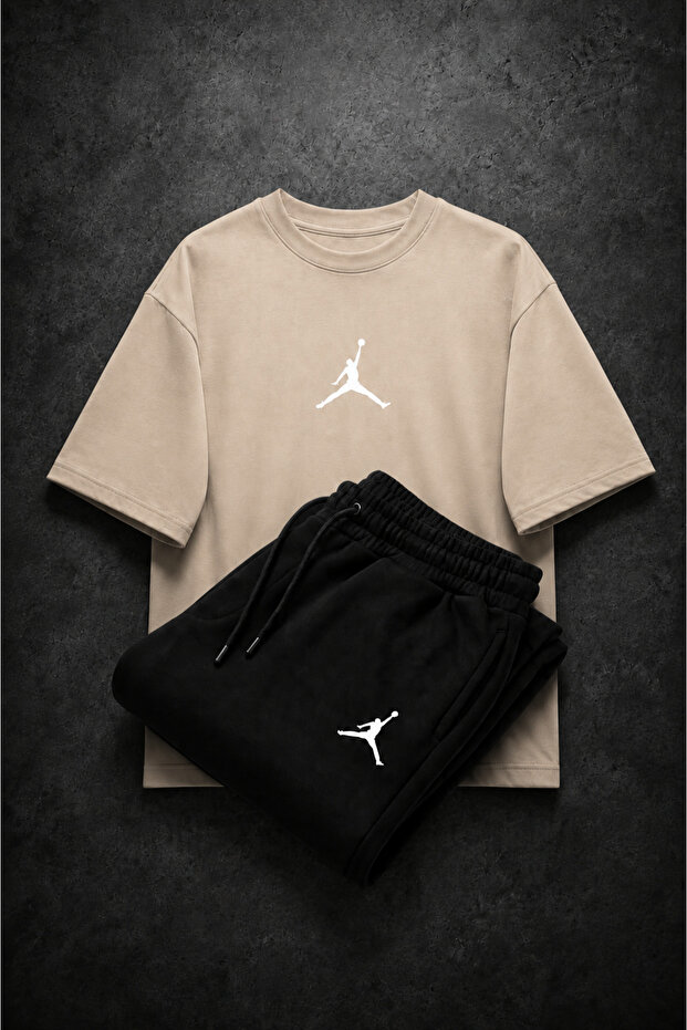 Basketball Player Printed (T-Shirt-Shorts) Set