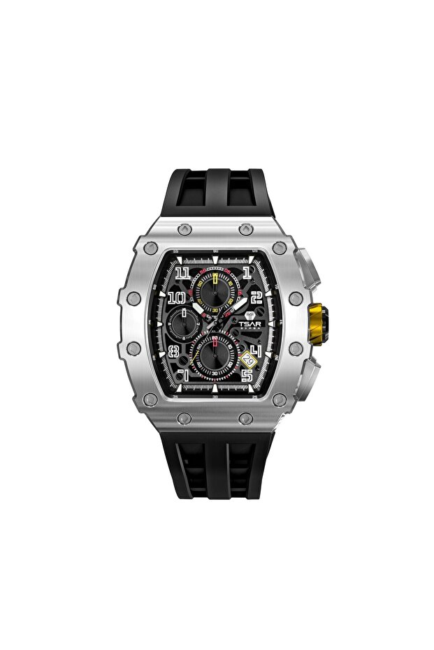 Men's Silicone Analog Watch TB8204Q-13 - 43.5x50.5 mm