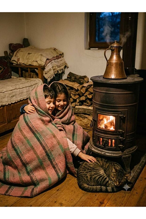 "Scotch" Warm Wool Blanket, Tv Blanket, Sofa Cover, Bedspread, Tv Shawl, 150*200 Single Person Blanket