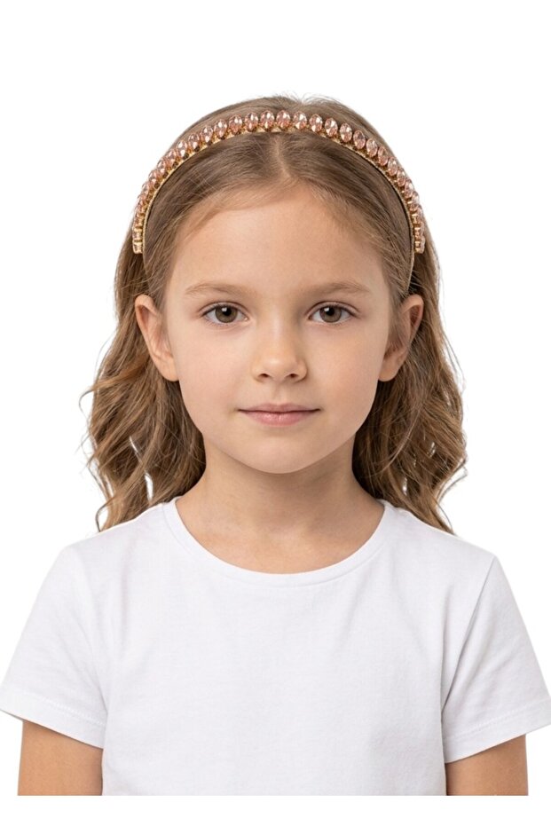 - Slim Rhinestone Headband-Multicolor