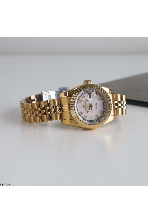 F21790B Women's Wristwatch with Steel Strap