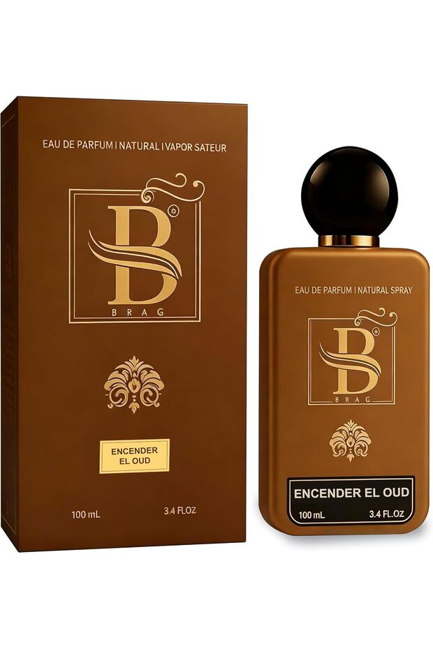 Encender El Oud 100ml | Eau de Parfum for Unisex | Intense Oud Woody Fragrance | Saffron, Agarwood & Musk Notes | Long-Lasting Luxury Perfume