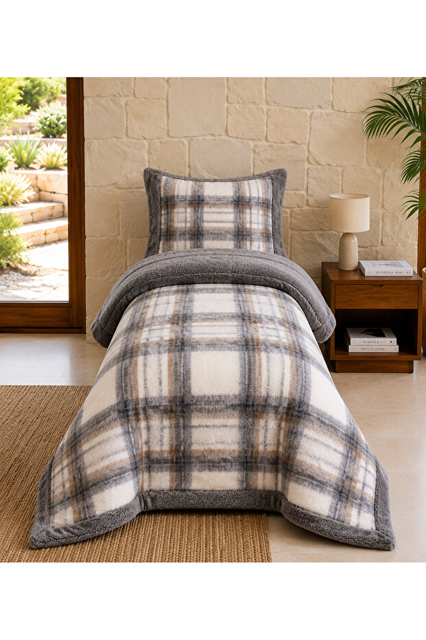 Loft Bedspread Single Thick Blanket Set 1 Piece Pillowcase 50 X 70 1 Piece Blanket 160 X 240