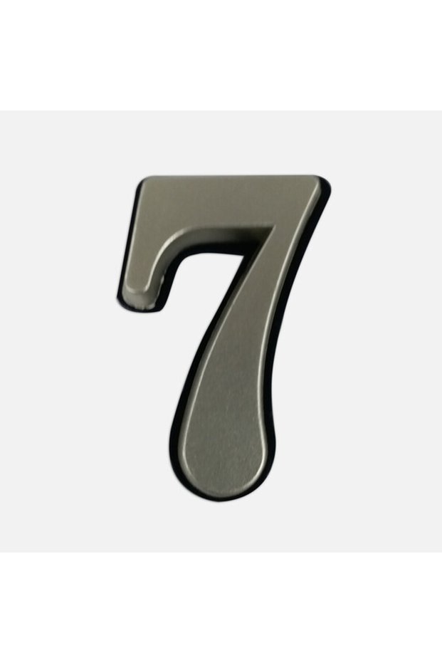Number 7 Plastic Satin Black