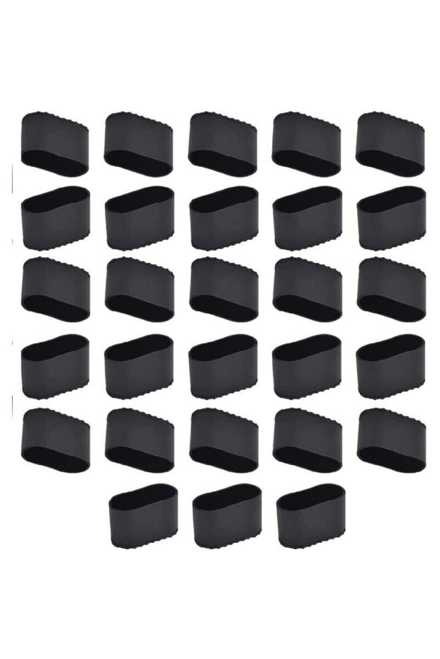 28-piece chair leg set: rectangular chair legs, oval chair leg protectors, chair leg protectors, table legs, silicone chair cushions.
